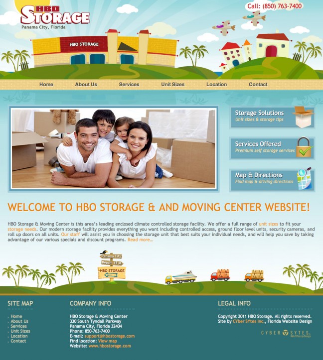 HBO Storage | Panama City Storage, Uhaul Rentals, Moving Services